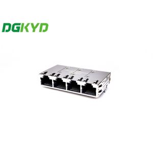 TAB UP Shielded 1X4 10G RJ45 Ethernet Connector