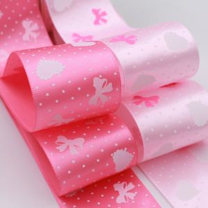custom ink printing ribbon logo print satin sash ribbon