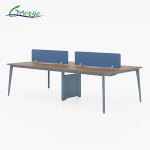 Adjustable Shelves and Glass Divider Functionality in Open Space Office