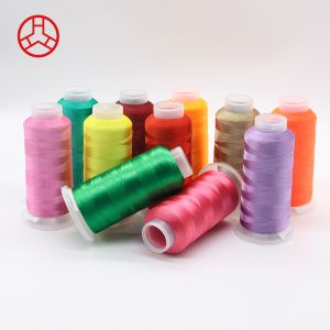 4000 Yard 120D/2 Filament Dyed Polyester Thread for Embroidery Machine Pattern