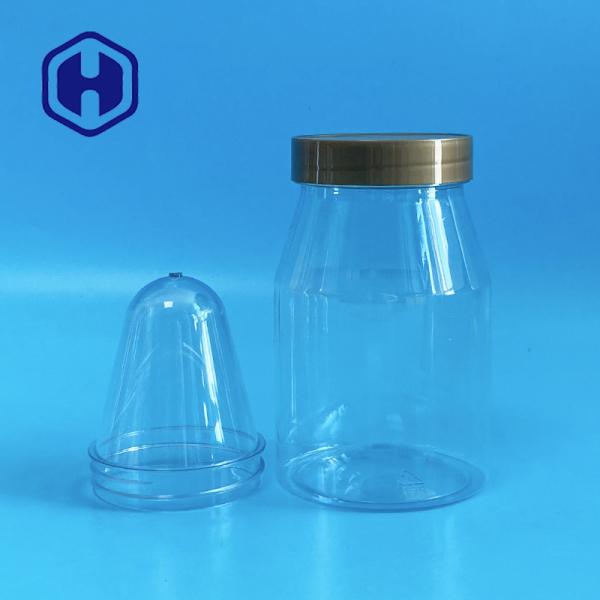 Round Wide Mouth 300ml Neck 62mm PET Bottle Preform For Blowing