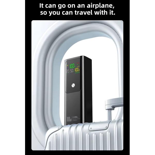 65W PD Charger Power Bank High Capacity 20000mAh Battery Pack for Fast Charging Laptop