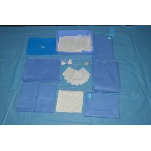 Wholesale CE Approved SMMS Surgical Procedure Packs Light Blue Cystoscopy Pack from china suppliers
