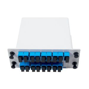 Coloured Passive Optical Splitter Fiber Separation 1260-1650nm Low Insertion