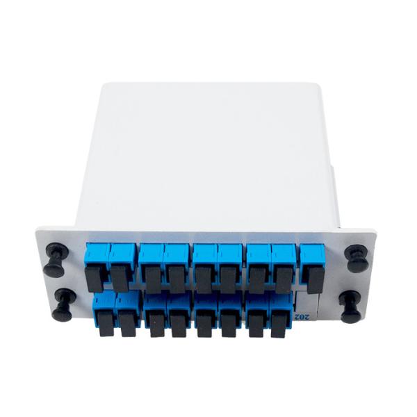 Coloured Passive Optical Splitter Fiber Separation 1260-1650nm Low Insertion