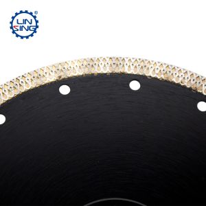 Customized Color Diamond Coated Cutting Disc Teeths 140 for Stone Cutting and