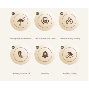 SL-M49B PU Waterproof Lizard Tank Background With Temperature Regulation