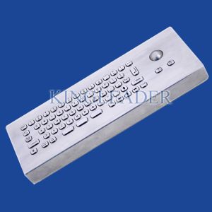 IP65 Small Foot-Print Industrial Desktop Keyboard With Mini 25mm Diameter