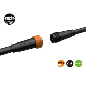 Brass Contact M26 12 Pin Waterproof Circular Connector