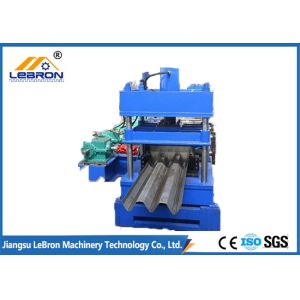 China Blue color 2018 New Design Guardrail Roll Forming Machine PLC Control Full Automatic made in china on sale