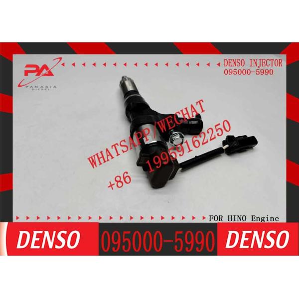 Common rail diesel Fuel Injector assy 095000-5990 23670-E0310 fits for Denso Hino Engine J05D Truck 500 Series