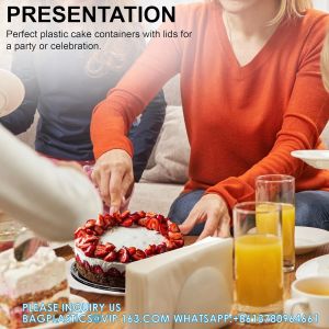 Disposable Catering Trays With Lids Serving Trays Black Plastic Round Platters