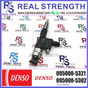 Diesel fuel injection common rail injector 095000-5321 for HINO TRUCK N04C