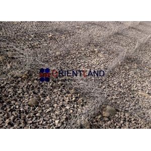 China Soil Retention Gabion Wire Baskets Cages Slope Stabilization Hexagonal Mesh on sale