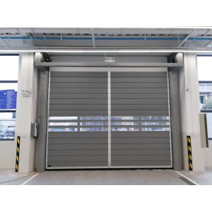 Rolling Automatic Spiral Warehouse Door Wind Shield with Special Function Fire