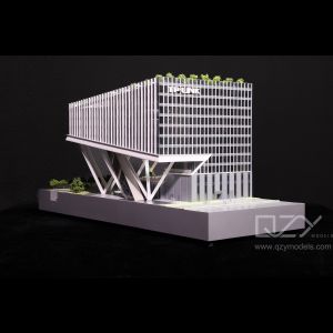 1:150 Scale 3D Print Architectural Model with Conceptual Minimalism Style and