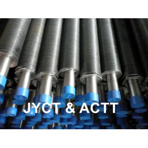 Precision Embedded Fin Tube Machine for Heat Exchanger , Tube finning machine