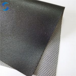 Versatile and Durable Artificial Leather Fabric with 100% Polyester Knitted