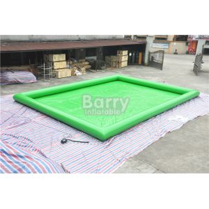 Airtight Green 0.9mm PVC Inflatable Water Pool For Adult EN14960