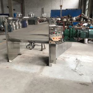 Double Paddle Horizontal Ribbon Mixer