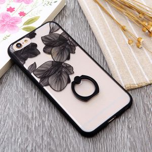 Matte Surface Finger Grip Phone Case Adjustable Stand Spiderman For Iphone 6