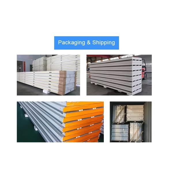 Modern Design Metal Panel Cold Storage Wall with Fireproof Polyurethane Insulation