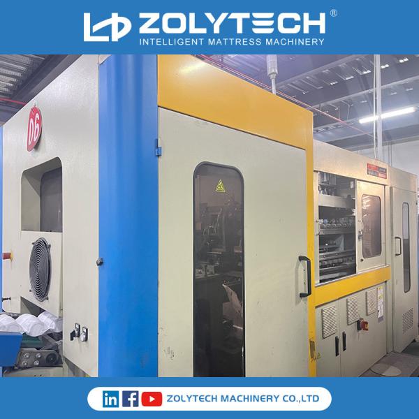 Quality Automatically Mattress Pocket Spring Making Machine  Providing Two Different Wires for sale