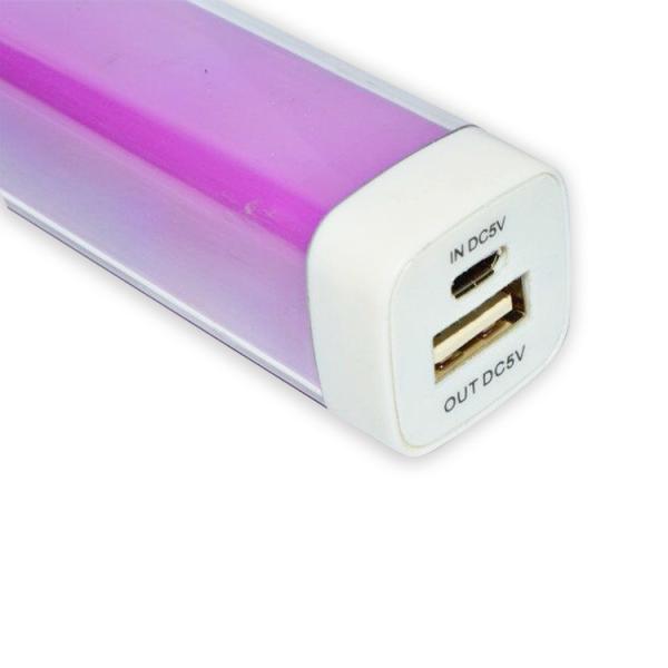 2000MAH Colorful Metal Power Bank 91x25x25MM For Gift Usage