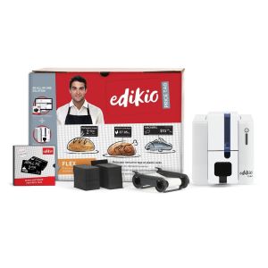 USB and Ethernet Interface Evolis Edikio FLEX Tag Printer for Hotel Card