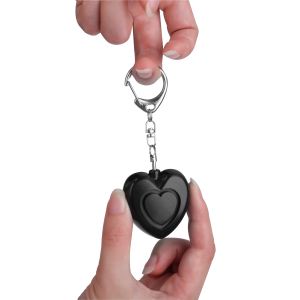 Self Defense Personal Keychain Alarm 140db Heart Shaped Security Safety