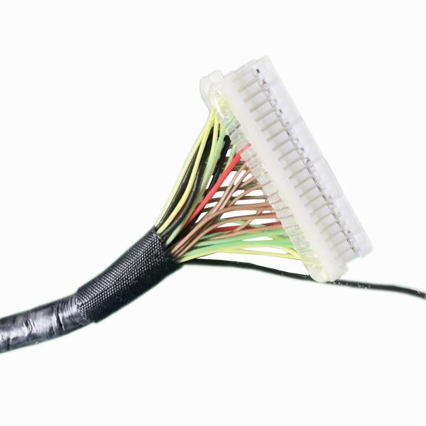 Waterproof Cable Harness Assembly 2r20p*2 140mm Power Wire Harness With Connector