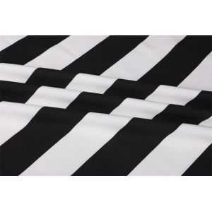 56" Poly Chiffon Fabric 180Dx180D 180gsm Striped Polyester