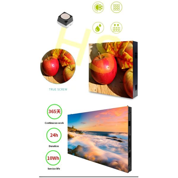 Waterproof Outdoor P2.5 LED Display Screen LED Fixed Mount Video Wall Billboard