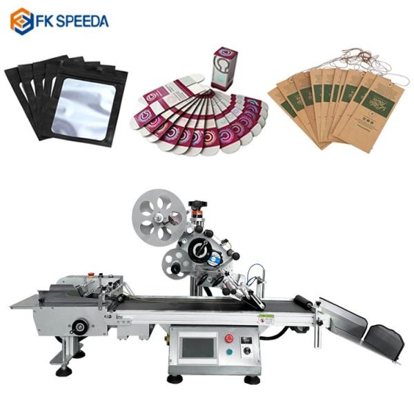 Desktop Auto Scratch Card Flat Labeling Machine for Box Labeling and Printing