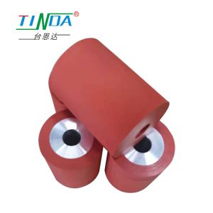 High Performance Thermal Transfer Silicone Wheel Roller Lightweight
