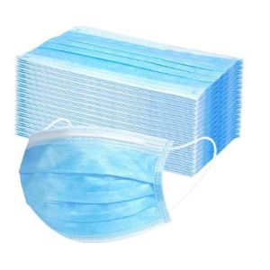 Hygienic Disposable Protective Face Mask , 3 Ply Earloop Procedure Masks