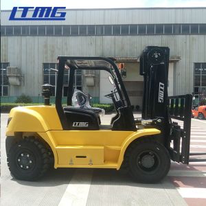 China Chinese 8 ton diesel forklift truck with 4.5m triplex mast 2270mm fork length on sale