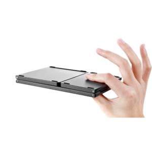 Plastic 63 Keys Foldable Pc Keyboard , Bluetooth 3.0 Thin Bluetooth Keyboard