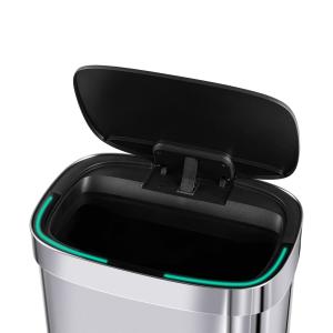 China Automatic Rectangle Touchless Smart Trash Can ，SS Smart Sensor Garbage Bin on sale