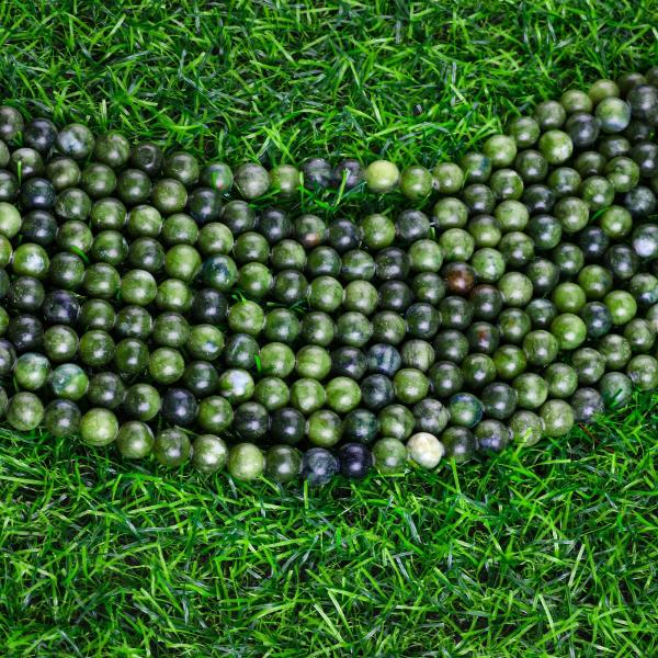 Southern Jade Round Bead Natural Crystal Gemstone Different Bead Size Loose Bead Strands for DIY Jewelry Making