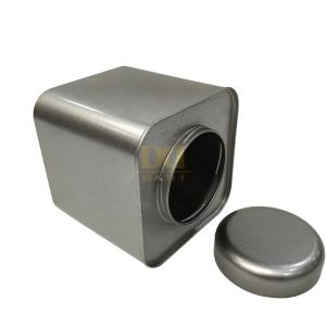DADI Metal Tea Tin Box Customization Square Empty Tea Tin Boxes Support OEM