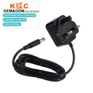 12V DC Power Adapter with UK 3-Pin Plug for CCTV, LED Lights Systems 1A 2A 3A dc