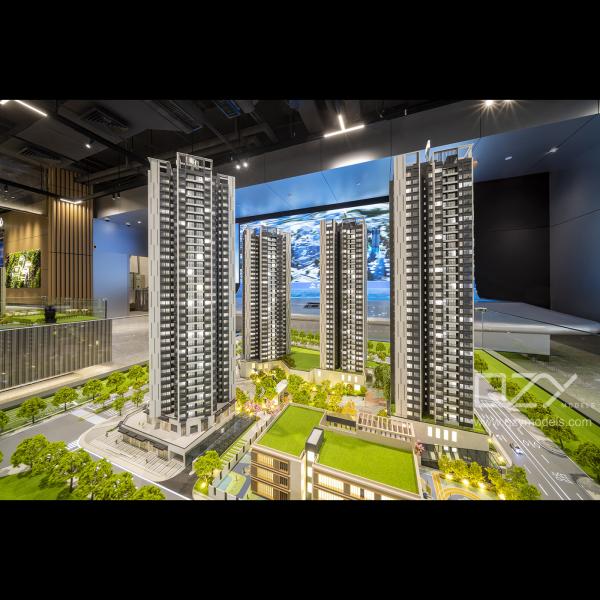 Shenzhen Talents Housing Group 1:150 Zihe Residence Model