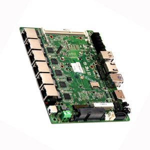 China 3.5 Intel 5th Broadwell-U I7-5500U Mini Motherboard 6 LAN Pfsense Router Support AES-NI on sale