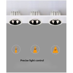 25W LED Ceiling Downlights 4000K With NW MW PW Color Temperature