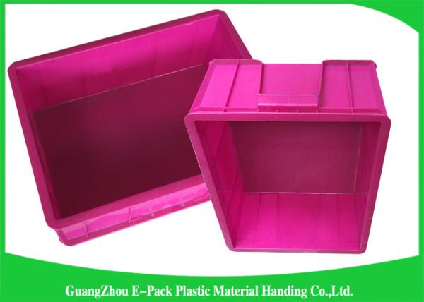 Quality Mini Load Euro Containers With Lids , Standard Plastic Stacking Boxes PP Materials for sale