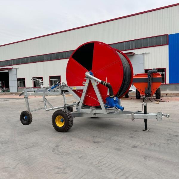 Agricultural Irrigation System Reel Sprinkler With Turbine Pump