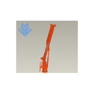 4t30m Electric Hydraulic Telescopic Boom Marine Crane For Offshore Service
