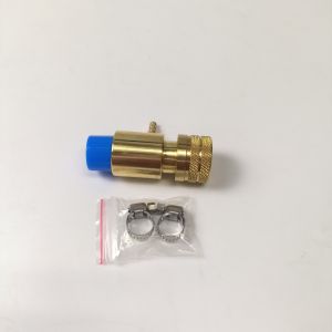 1"-20Teeth Left-hand thread Upper Solid Brass Oxygen Regulator Tank Valve N.W.