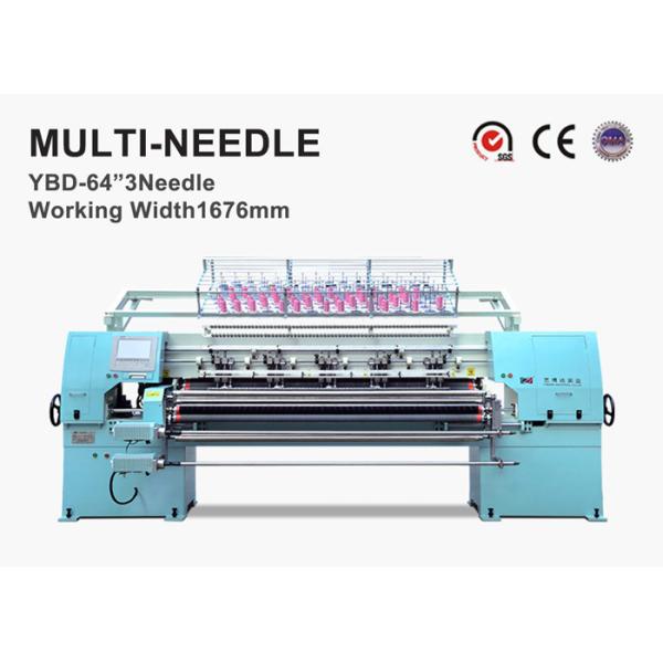 Heavy Duty Industrial Sewing Machine , 3.5KW CNC Quilting Machine For Sleeping